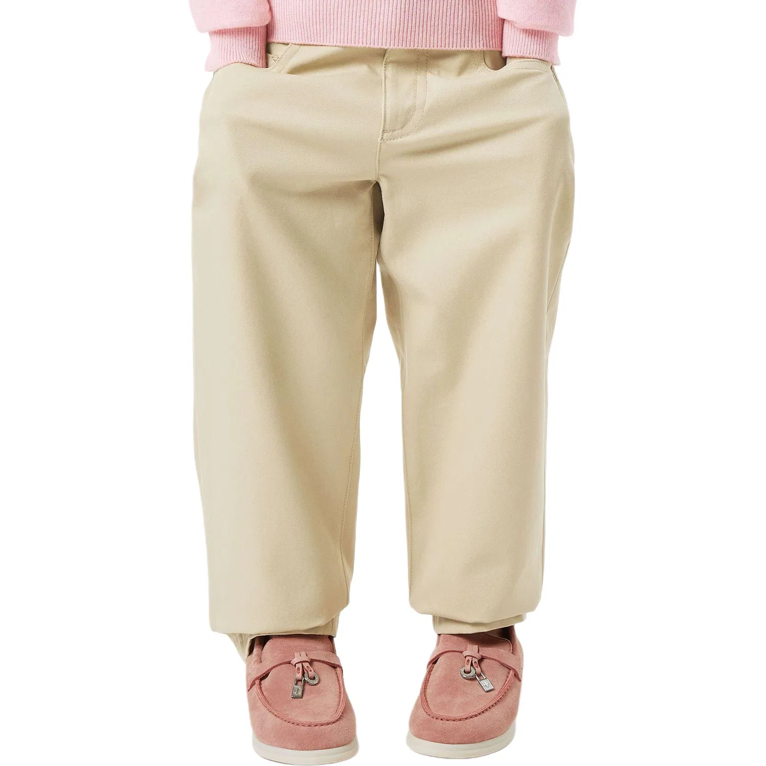 Детские джинсы без стрейча Beige Loro Piana — фото 4