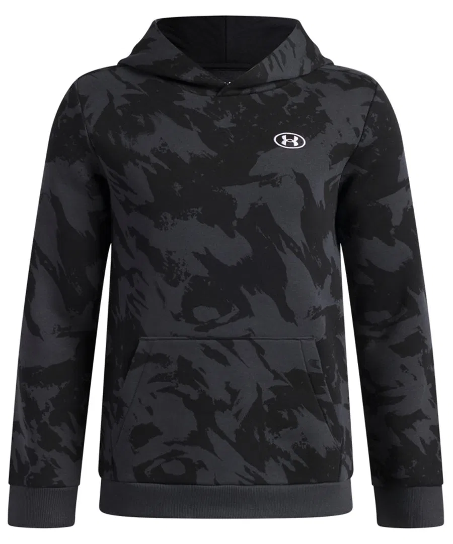 Худи из флиса с принтом Rival Fleece Printed Under Armour, Black
