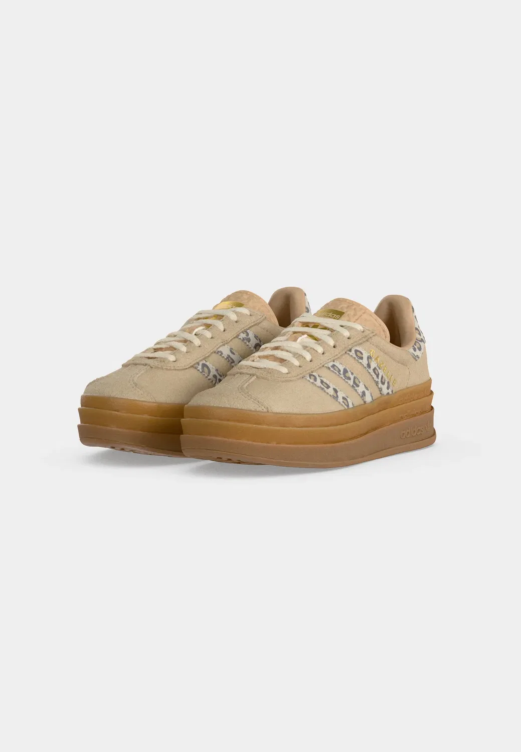 Кроссовки Gazelle Bold унисекс Adidas Originals, Magic Beige/Wonder White — фото 3
