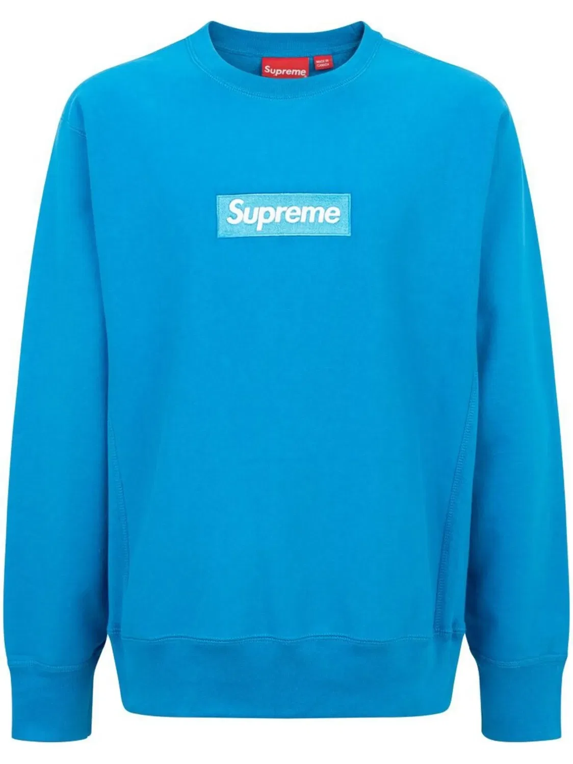 Supreme Свитшот Box Logo синий