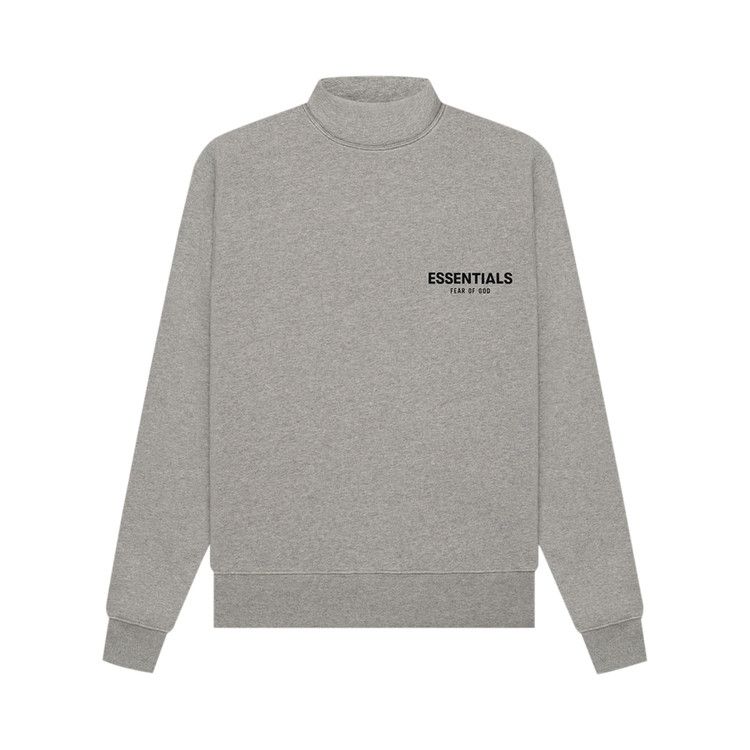 

Топ Fear of God Essentials Mockneck, Dark Oatmeal