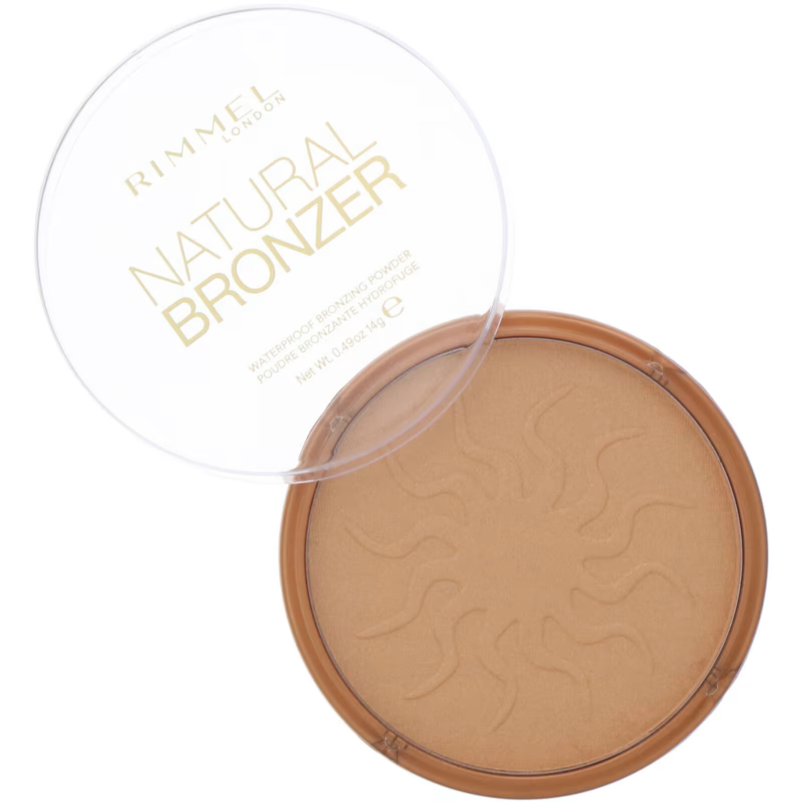 Водостойкая пудра Rimmel London Natural Bronzer оттенок 021 «Солнечный свет», 14 г - фото