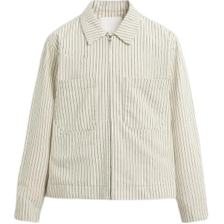Мужская куртка с лацканами White ZARA, Белый