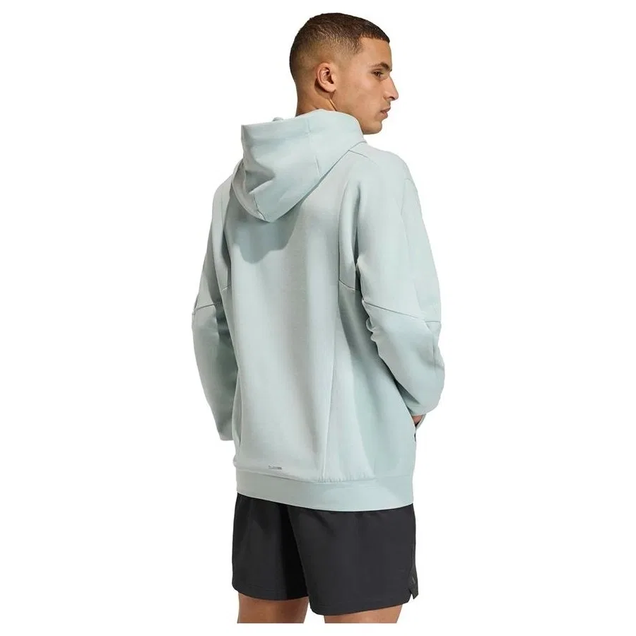 Свитшот D4T Hoodie adidas, Зеленый — фото 3