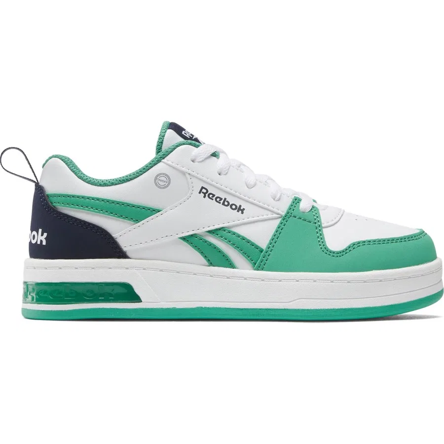 Кроссовки детские с белым цветом Reebok Royal Prime Step N, Бело-зеленый