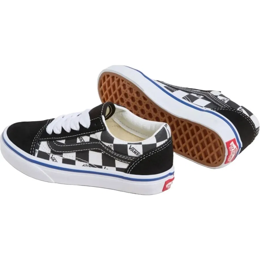 Детские кеды с принтом Old Skool Vans, Черный — фото 4