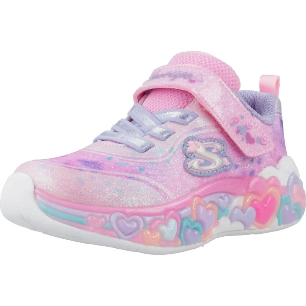 Детские кроссовки Skechers Eternal Heart Lights, Rosa