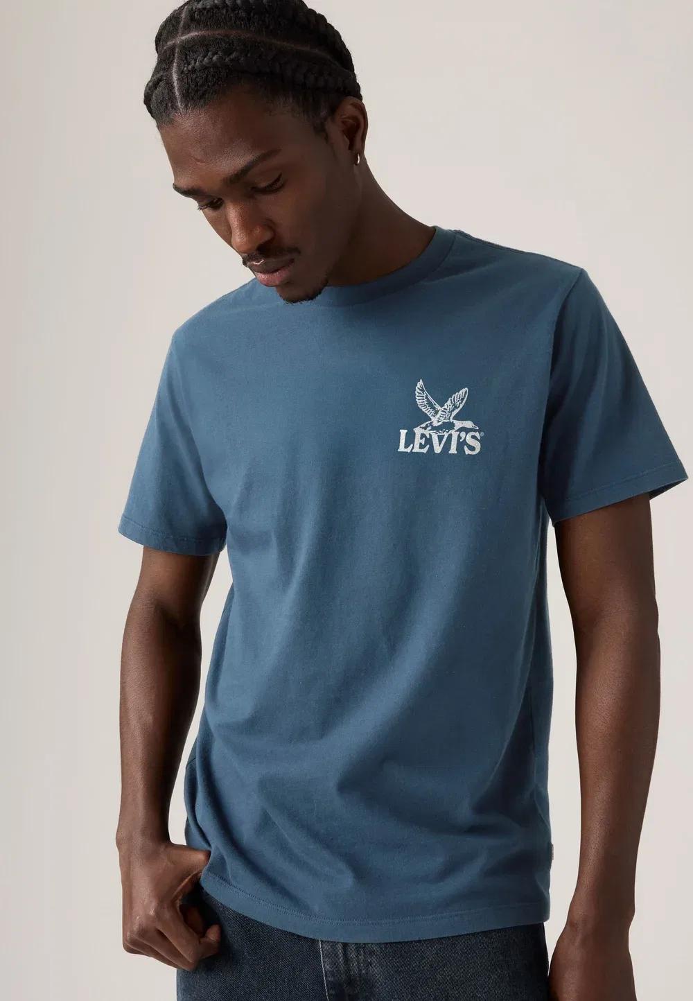 Футболка с графическим принтом Levi'S, Moonlight Blue/White