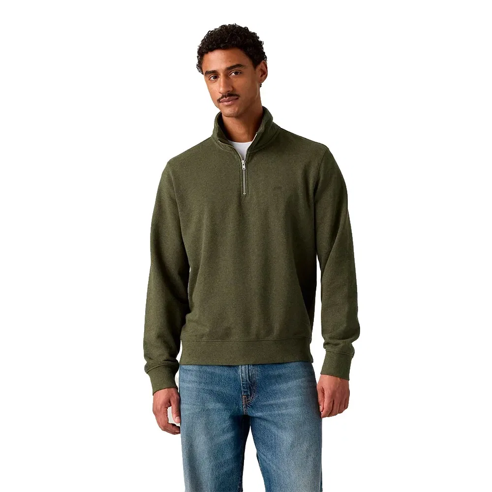 Мужской свитшот с четверть-застежкой Original Levi's, Green