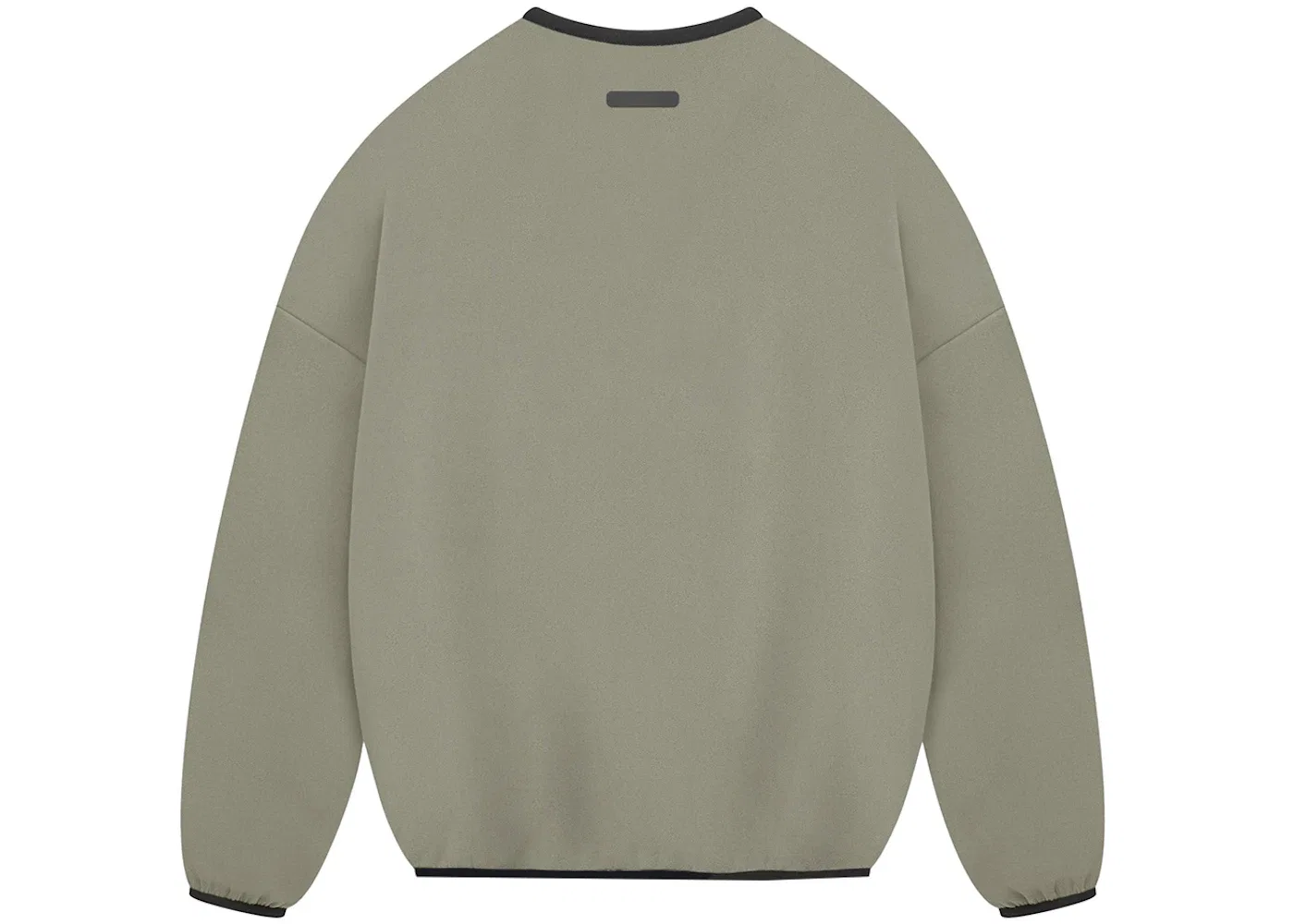 Мужской свитшот из футера Fear of God Athletics Suede Fleece Crewneck, Clay — фото 2