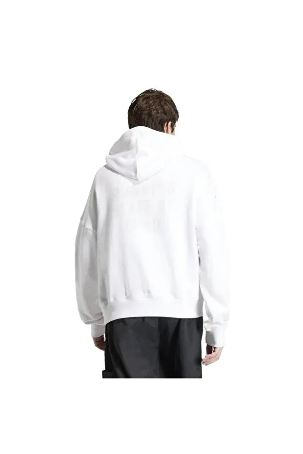 Детское худи для девочек джинсовое Adidas, White — фото 3