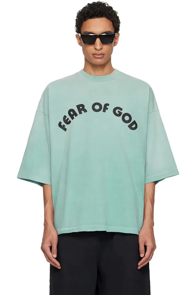 Синяя футболка Страх Божий 26 Fear Of God