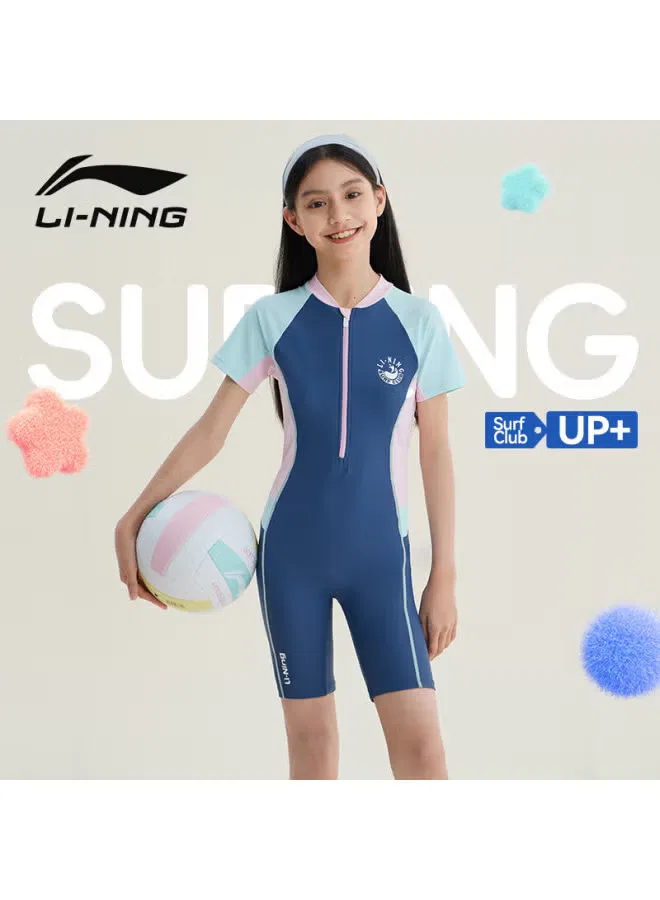 Комплект купальников с очками и шапочкой для плавания 25-03 Li-Ning, синий — фото 2