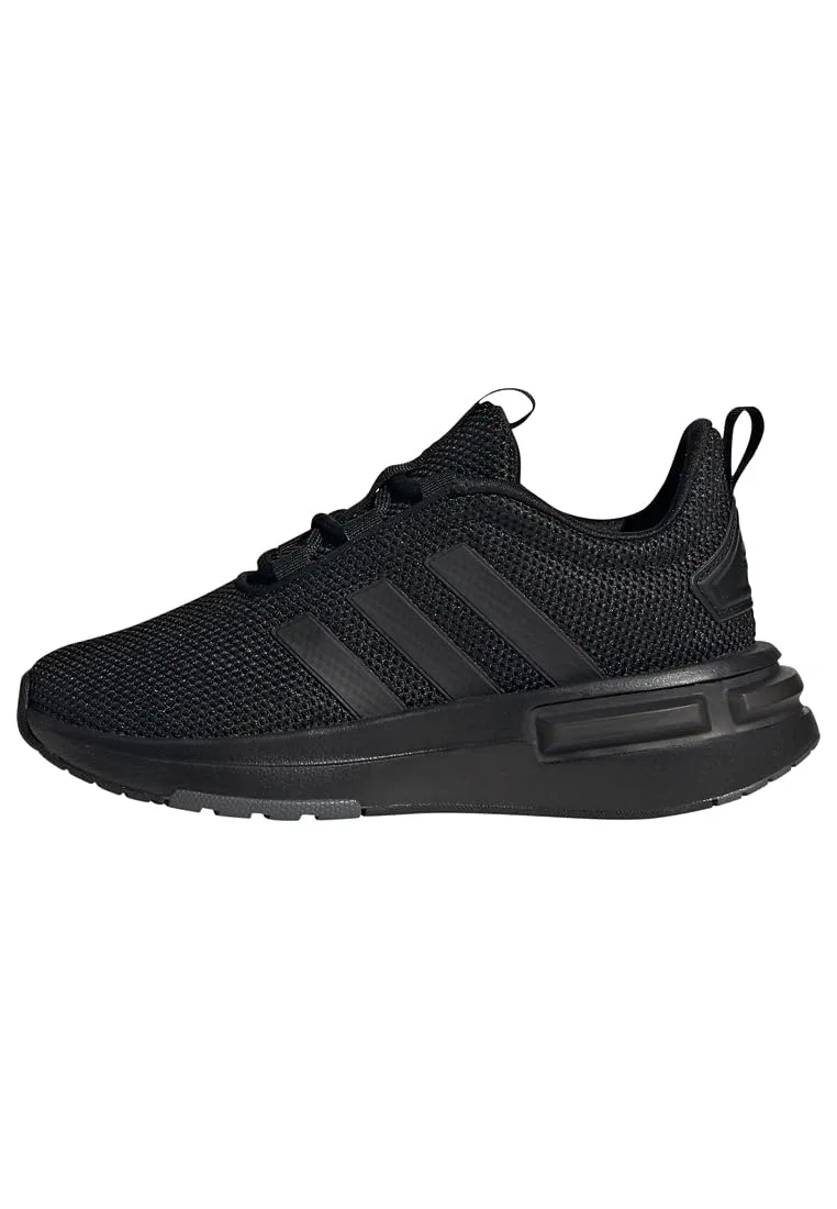 Детские кроссовки для мальчиков с Cloudfoam Racer Tr23 Kids Adidas, Core Black Grey Five