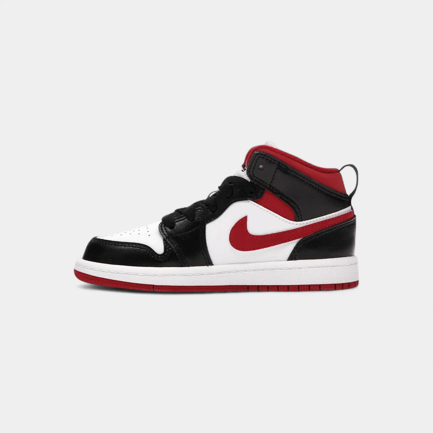 Детские кроссовки Jordan 1 Mid Gym Red Black White, Jordan, Rot — фото 4
