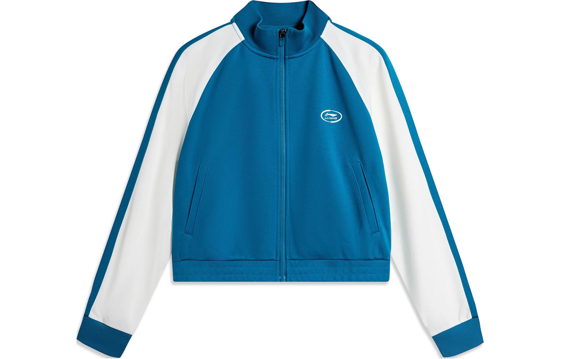 

Женская толстовка LiNing Sports Life Collection Zeus Blue Ivory