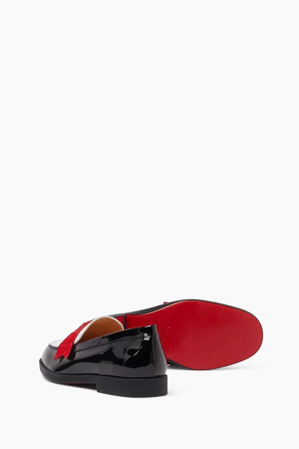 Лоферы кожаные Mini Penny Loafers Christian Louboutin, мультиколор — фото 3
