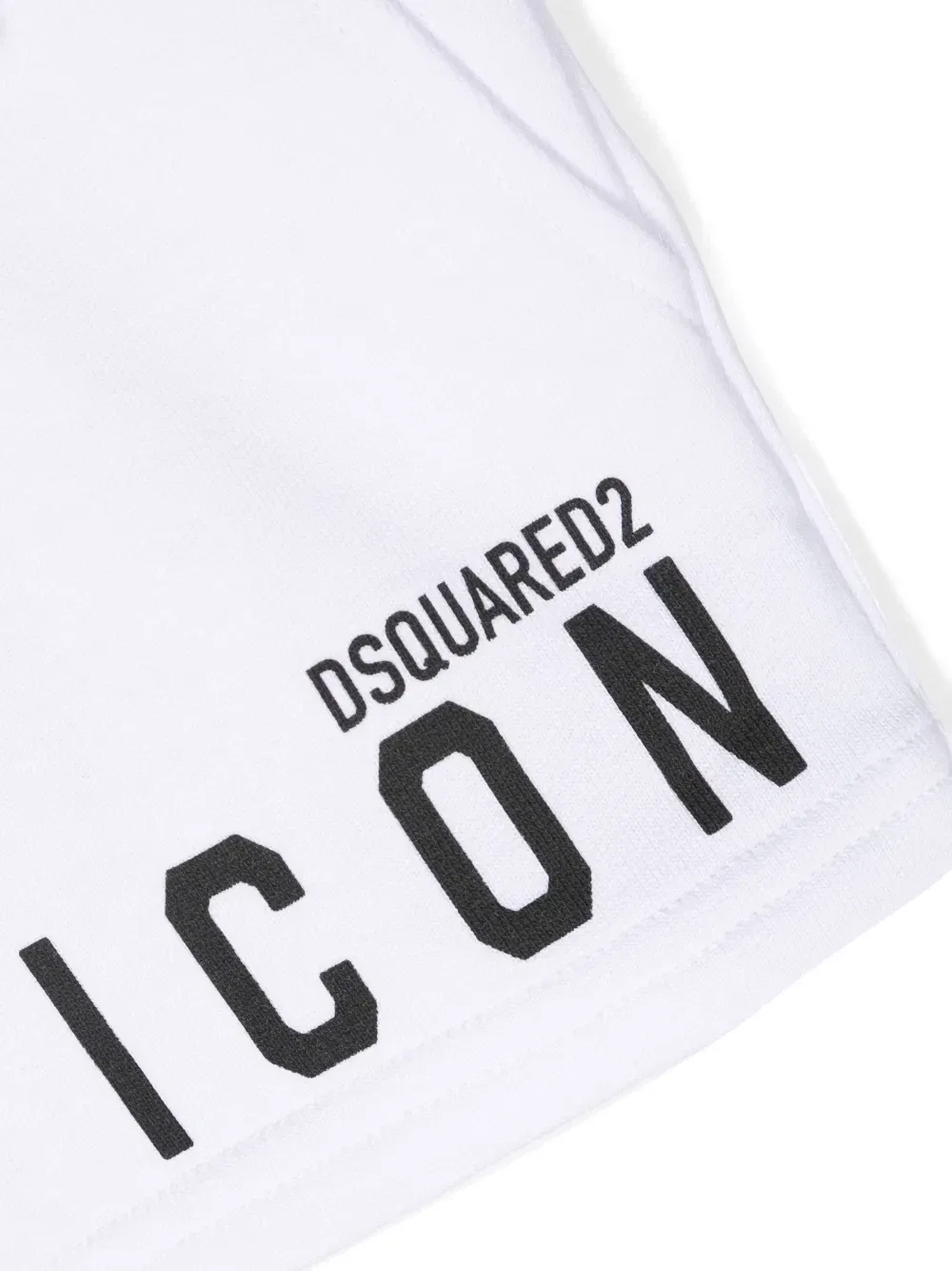 Шорты с логотипом DSQUARED2 KIDS, белый — фото 3
