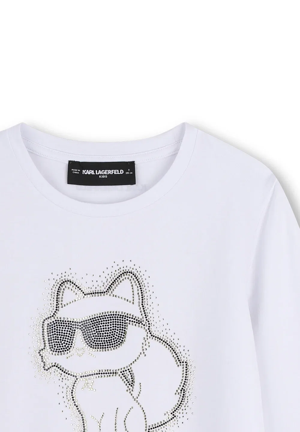 Tee-Shirt manches longues - футболка с длинными рукавами Karl Lagerfeld Kids, White — фото 3