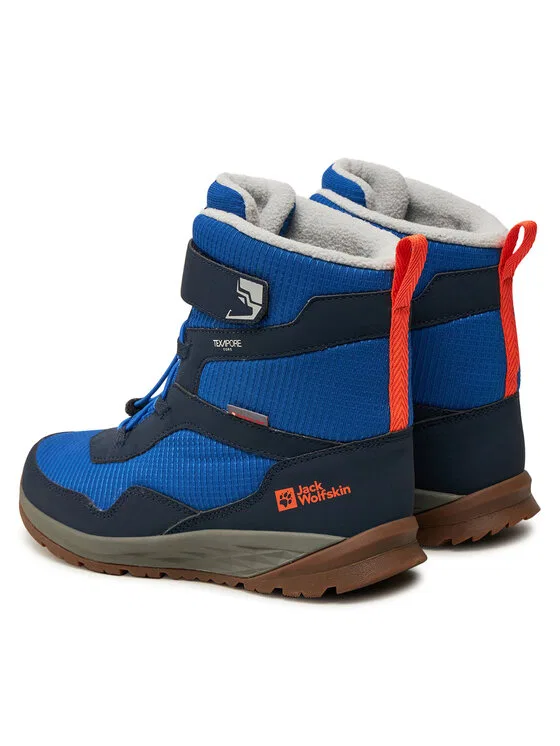 Сноубутсы Polar Bear-B Texapore High Vc K Jack Wolfskin, синий — фото 3