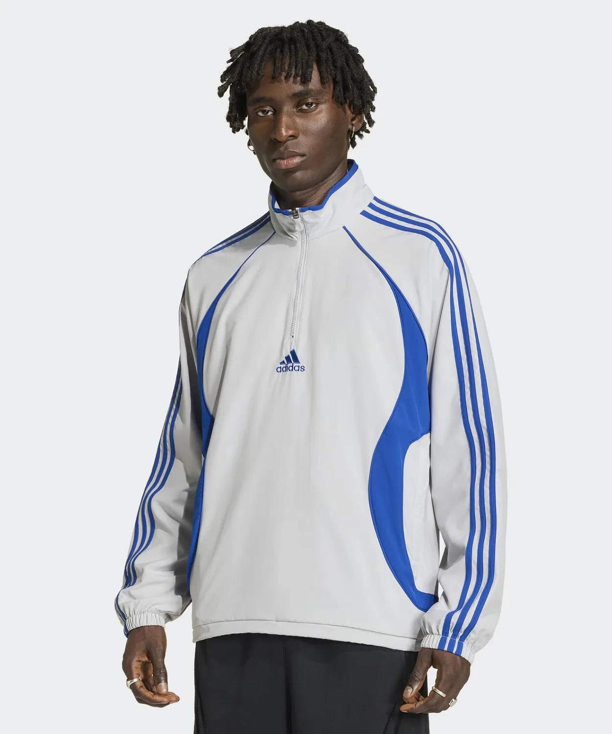 Мужское худи с длинным рукавомTeam Geist Adidas, Grey