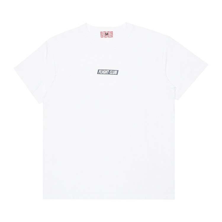 

Футболка Flight Club Slant Logo Tee 'White/Navy', белый