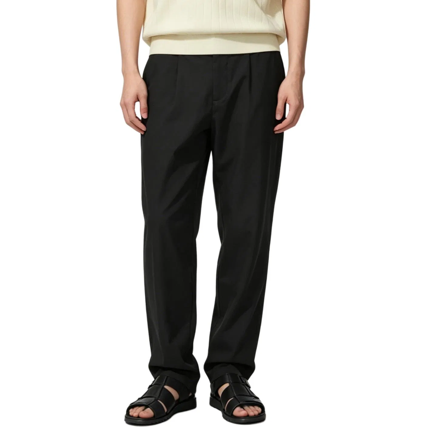 Мужские повседневные брюки Black UNIQLO