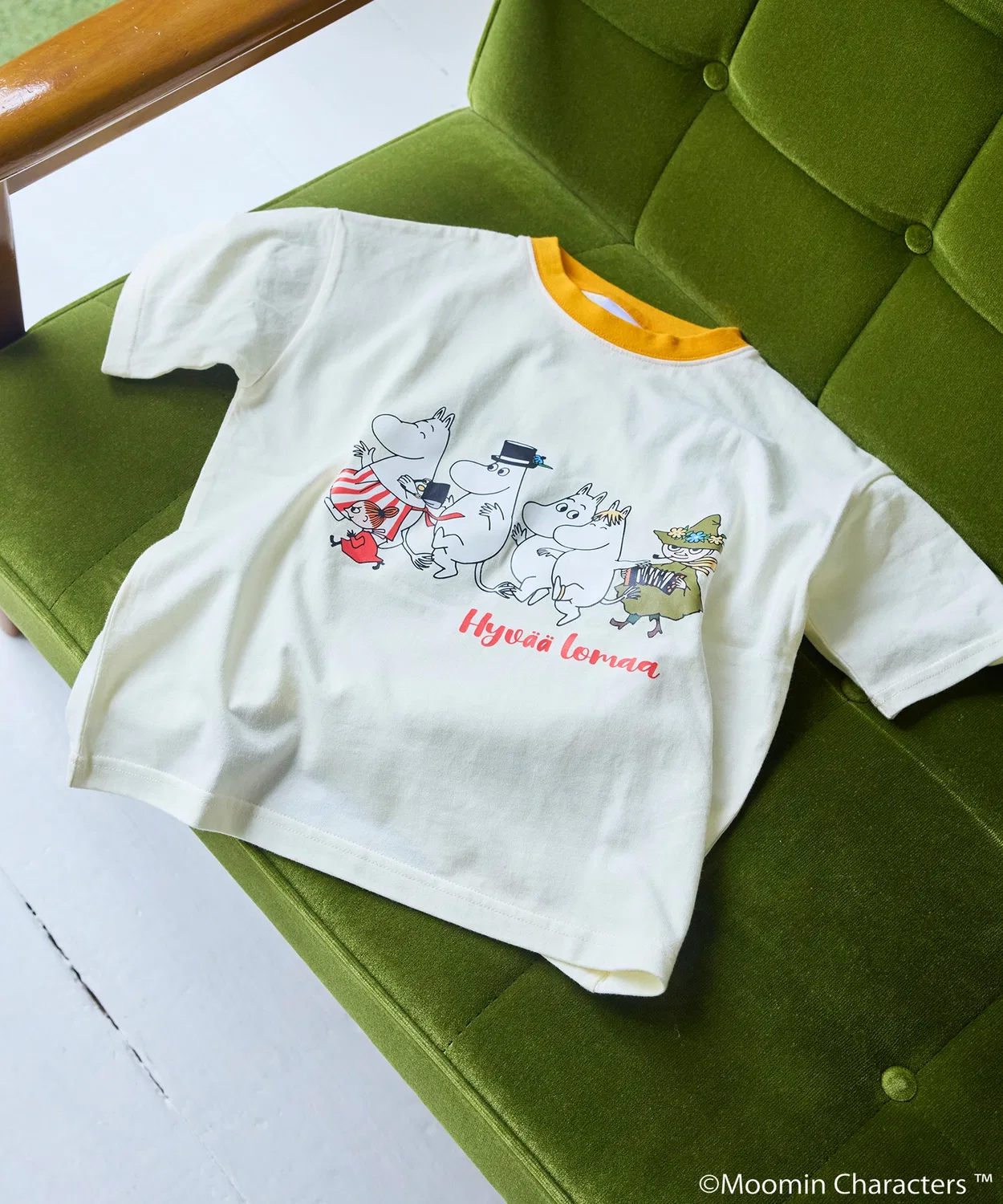 Детская футболка с принтом Moomin, Light Pink — фото 4