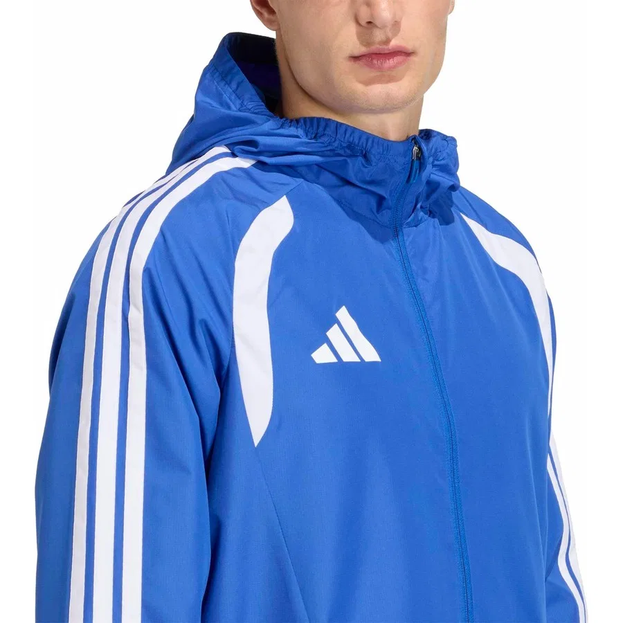 Спортивная куртка с капюшоном TIRO26C Aw Jkt adidas, Темно-синий — фото 4