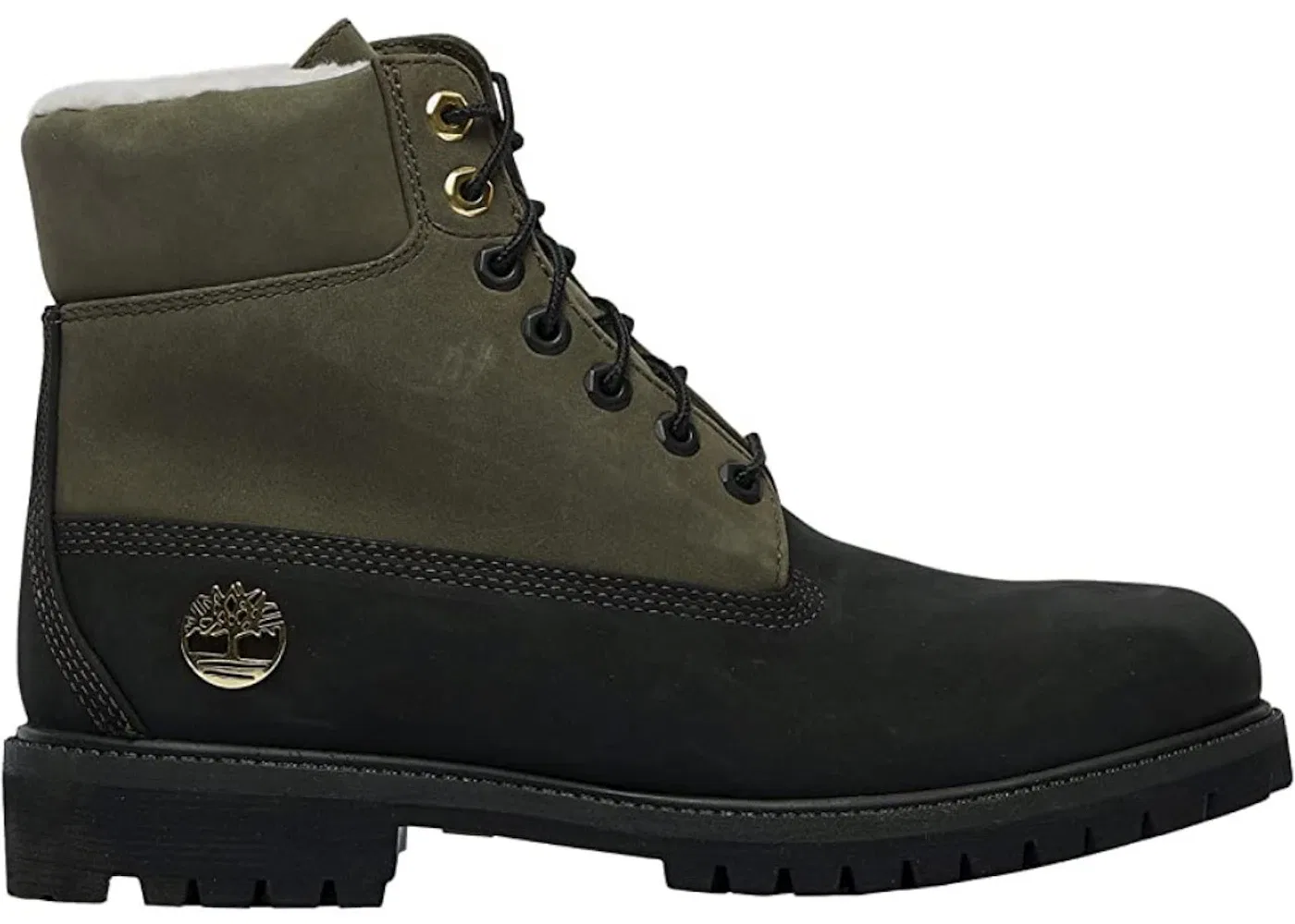 Детские ботинки с высоким берцем Shearling Timberland, Black Grapeleaf