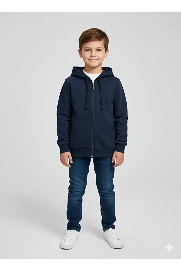 Детская куртка для мальчиков с капюшоном Woorage Cuties, Navy Blue