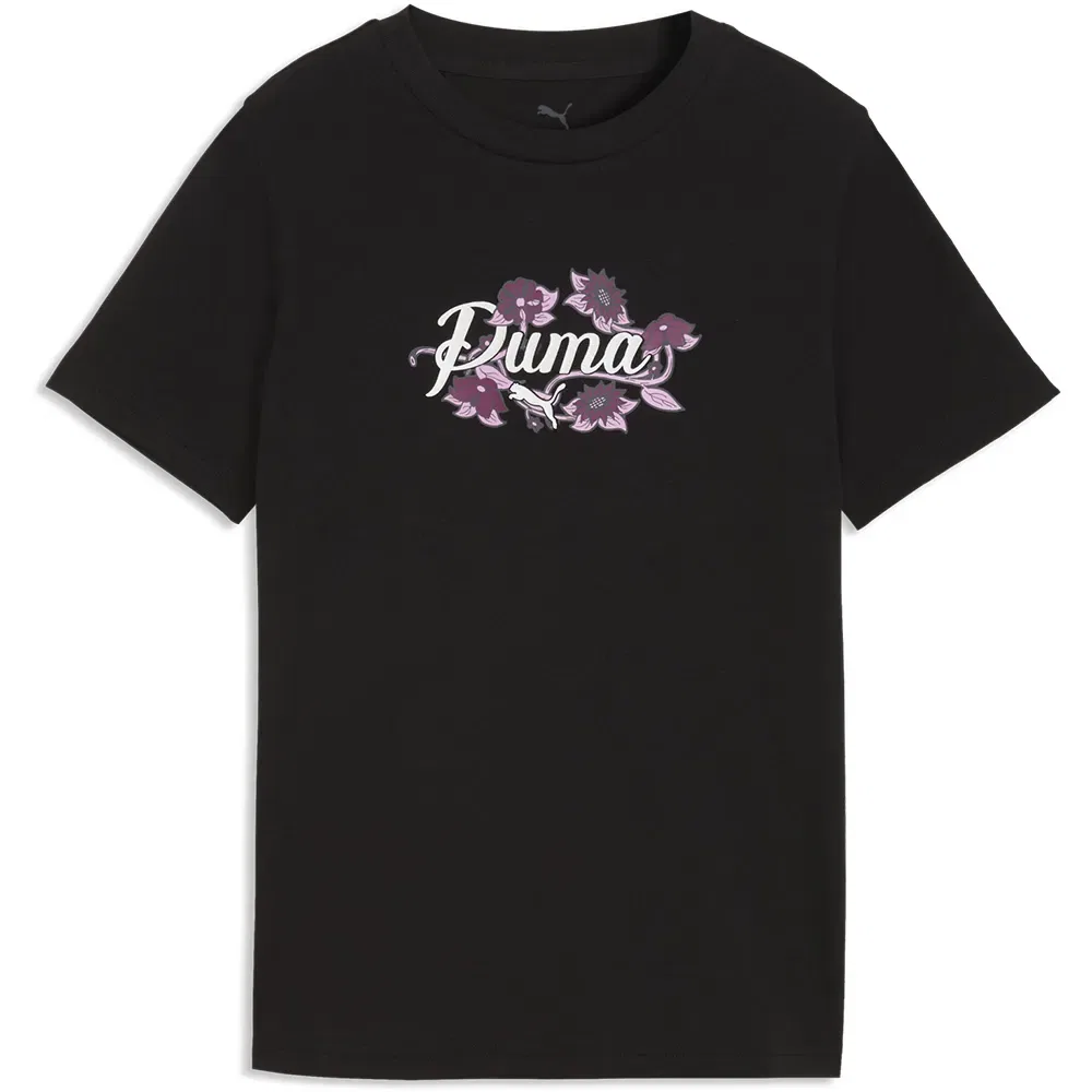 Детская футболка с принтом Essential Nature 2.0 Puma, Black