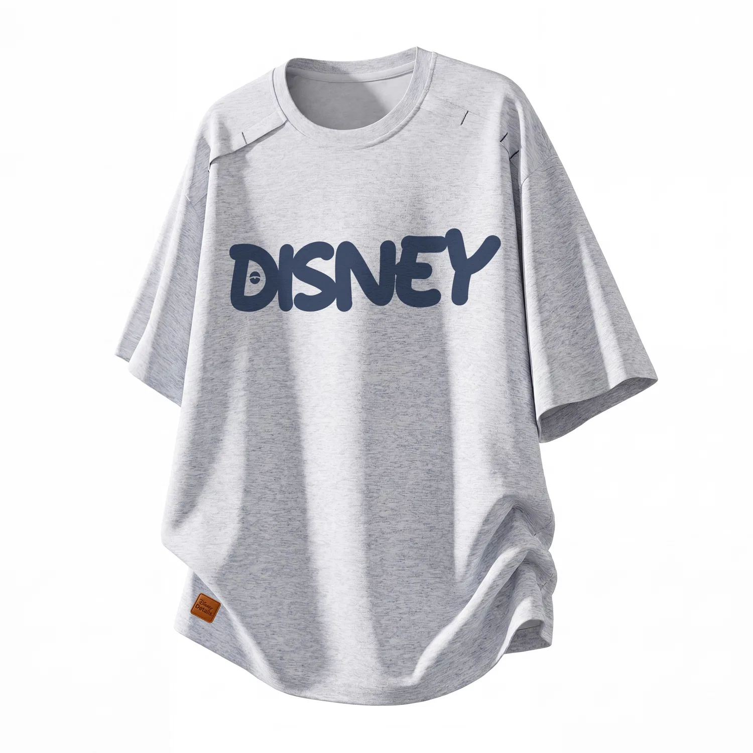 Детская футболка с принтом Disney Unisex Crew Neck Moderate Straight Fit Disney, Black — фото 3