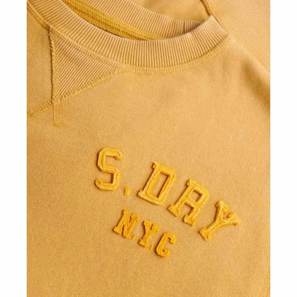 Свитшот Vintage Athletic Tonal Crew Superdry, коричневый — фото 2