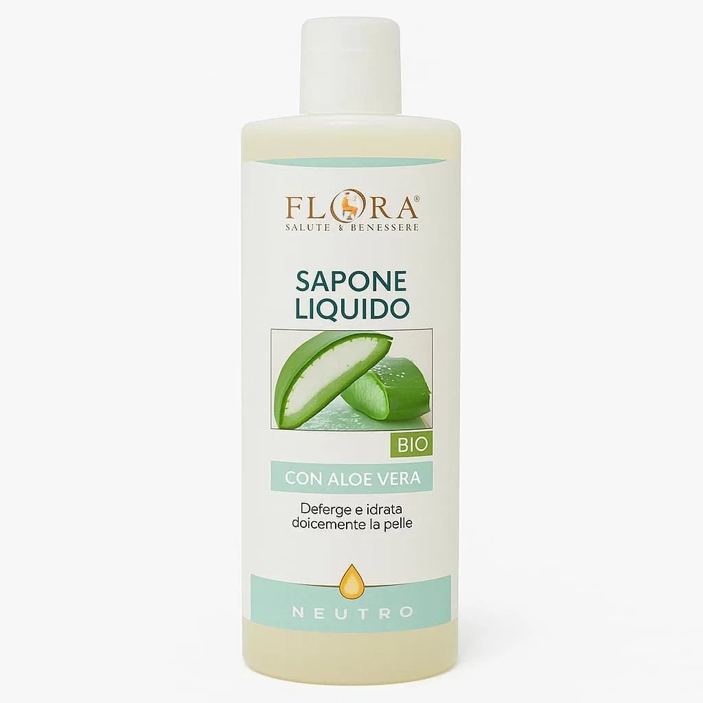 Жидкое мыло Flora Neutro, 1000 мл, Aloe Vera