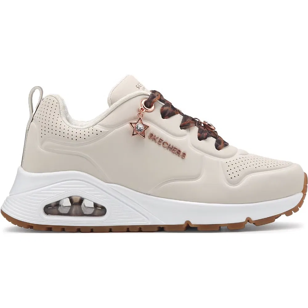 Детские кроссовки Street Uno Skechers, Natural/Leopard — фото 2