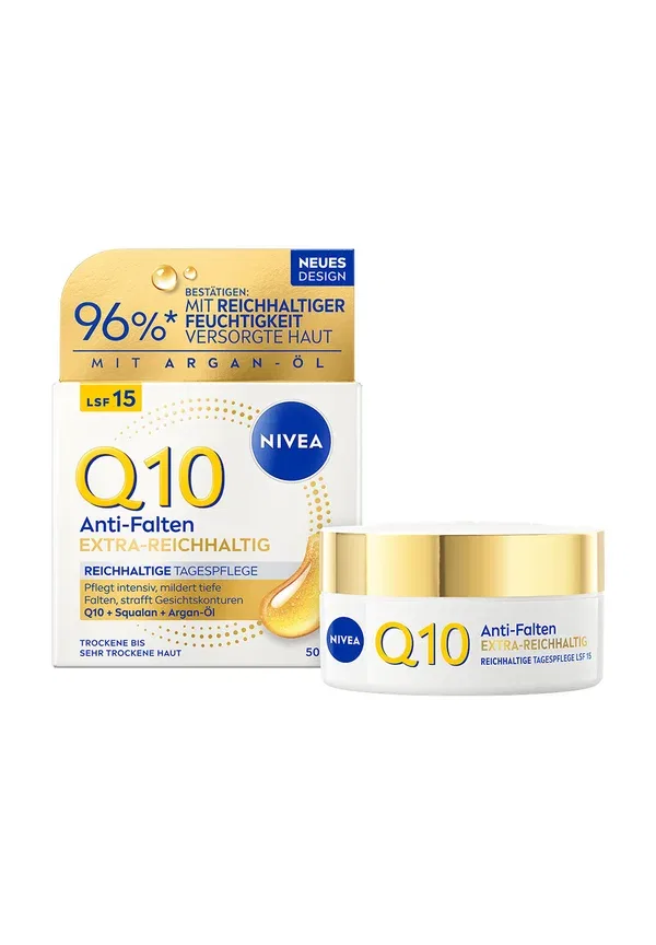 Крем для лица с Q10 SPF 15 Q10 anti-falten extra-reichhaltige tagespflege lsf 15 Nivea 50 мл — фото 2