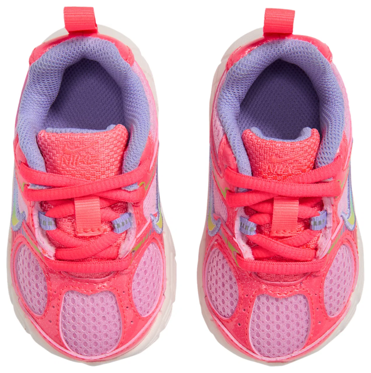 Детские кроссовки для девочек с дышащим верхом Nike V5 RNR, Multi Hot Punch Pink Rise — фото 4