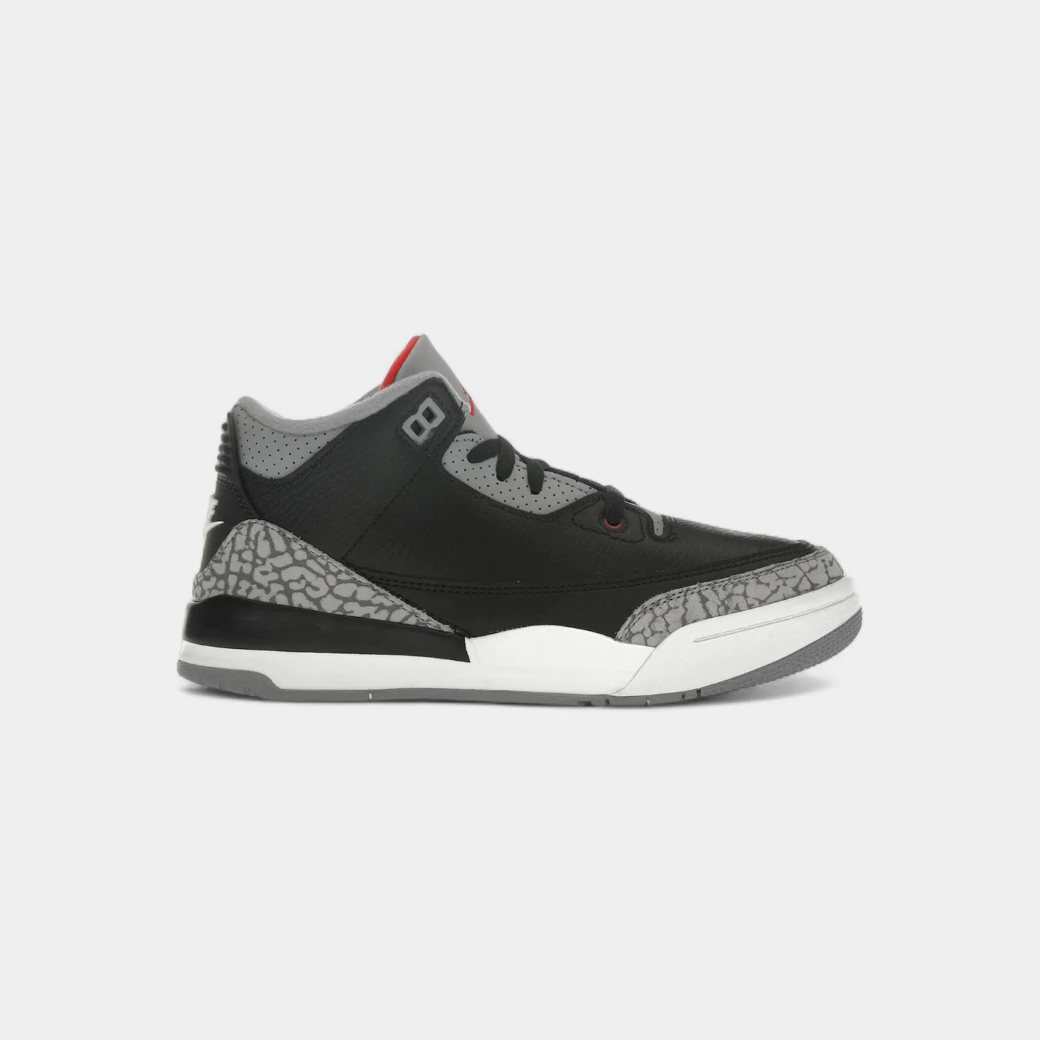 Детские кроссовки Jordan 3 Retro Black Cement (2024) (PS), Schwarz