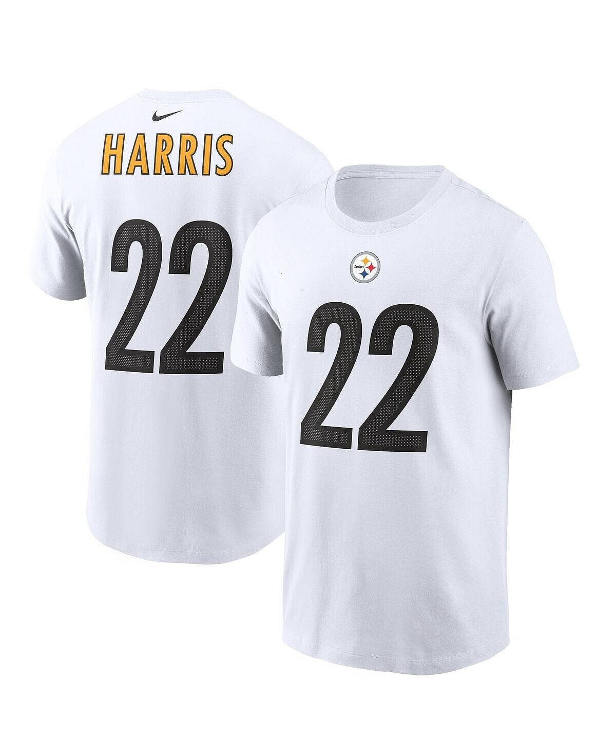 

Футболка Nike Najee Harris Pittsburgh Steelers Size S/3XL, белый