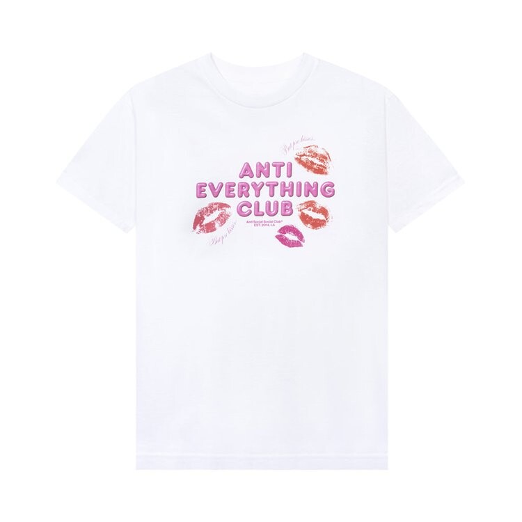 

Футболка Anti Social Social Club Anti Everything Club <3 Tee 'White', белый