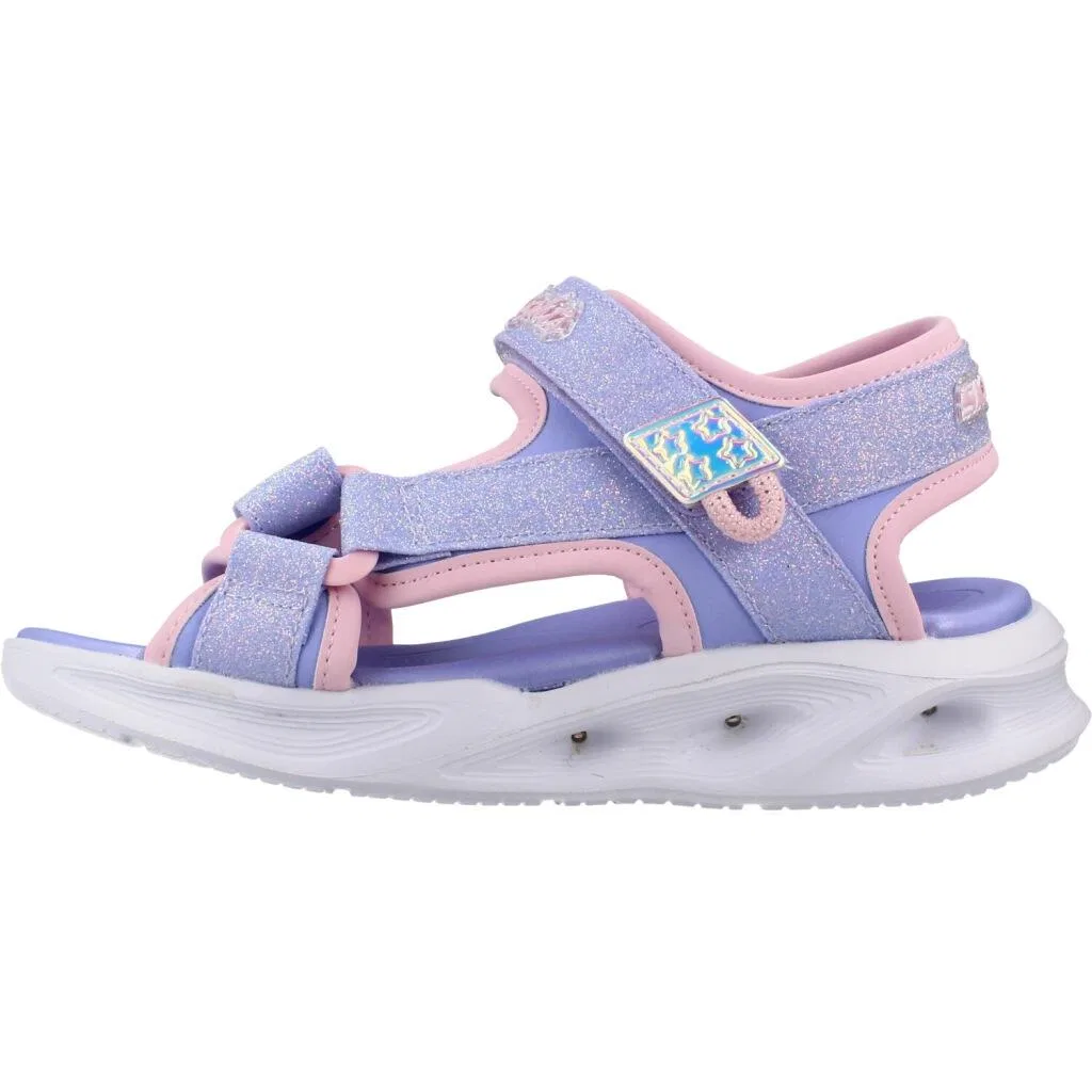 Детские сандалии Skechers Sola Glow Sandal, Violett — фото 2