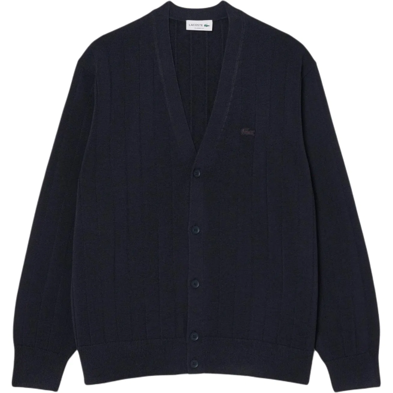 Мужской джемпер с V-образным вырезом, LACOSTE, Black