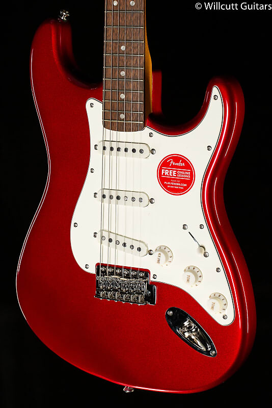 

Squier Classic Vibe '60s Stratocaster, накладка на гриф Laurel, цвет Candy Apple Red — ISSG21003772-7,18 lbs