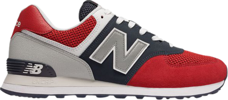 

Кроссовки New Balance 574 Pebbled Sport 'Team Red', красный