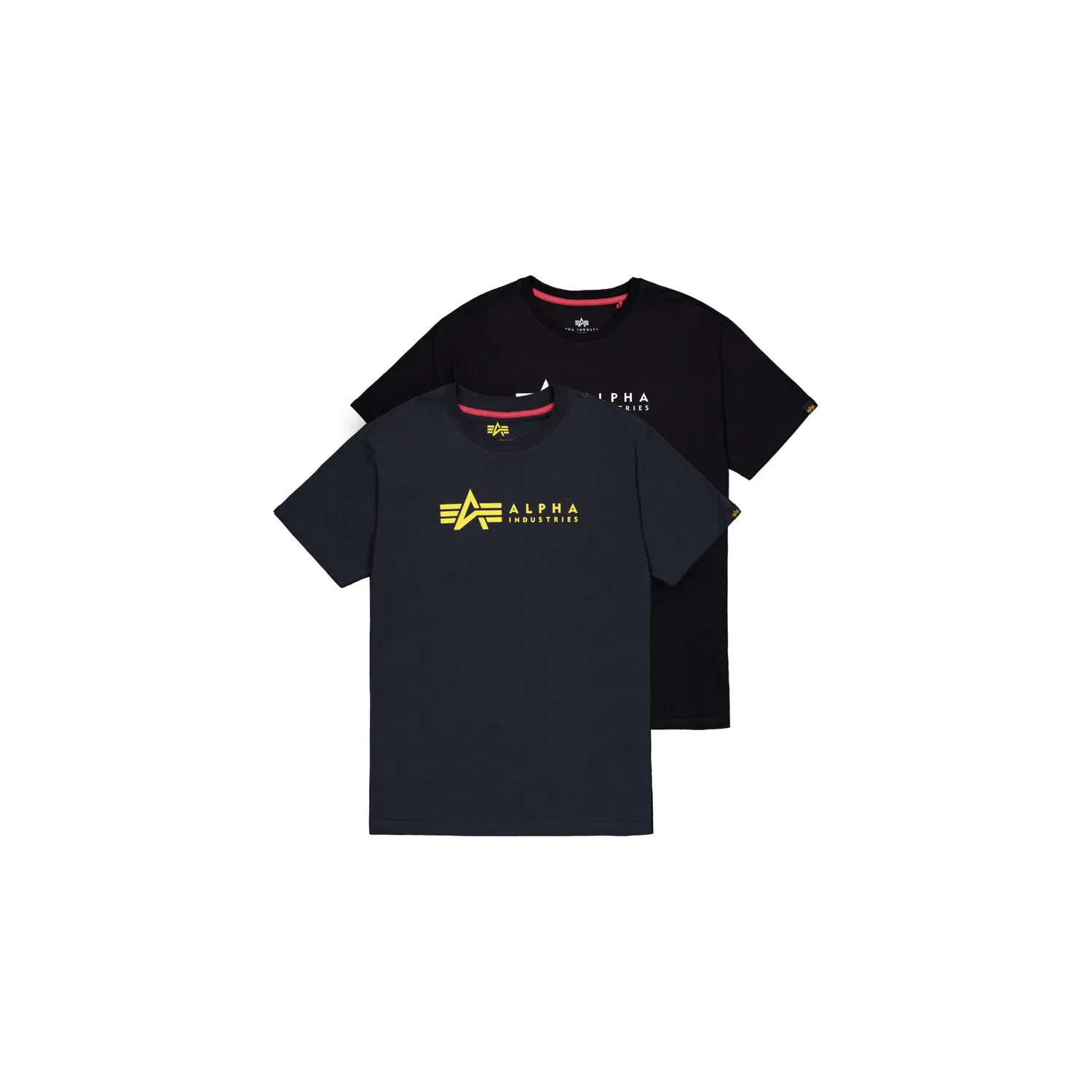 Детские футболки с круглым вырезом Alpha Industries, Black/Rep.Blue