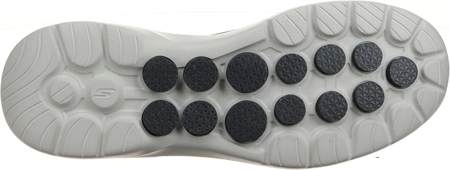 Мужские кроссовки Skechers Gowalk 6 - эластичные, без шнурков, спортивные, для походов и прогулок, черный — фото 4