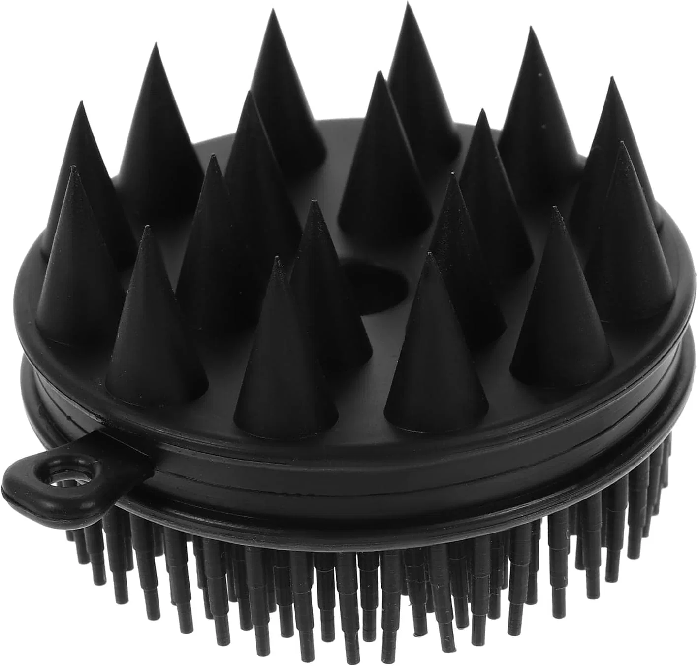 Массажная щетка для душа силиконовая VICASKY, 7x7x4.3 см, Black