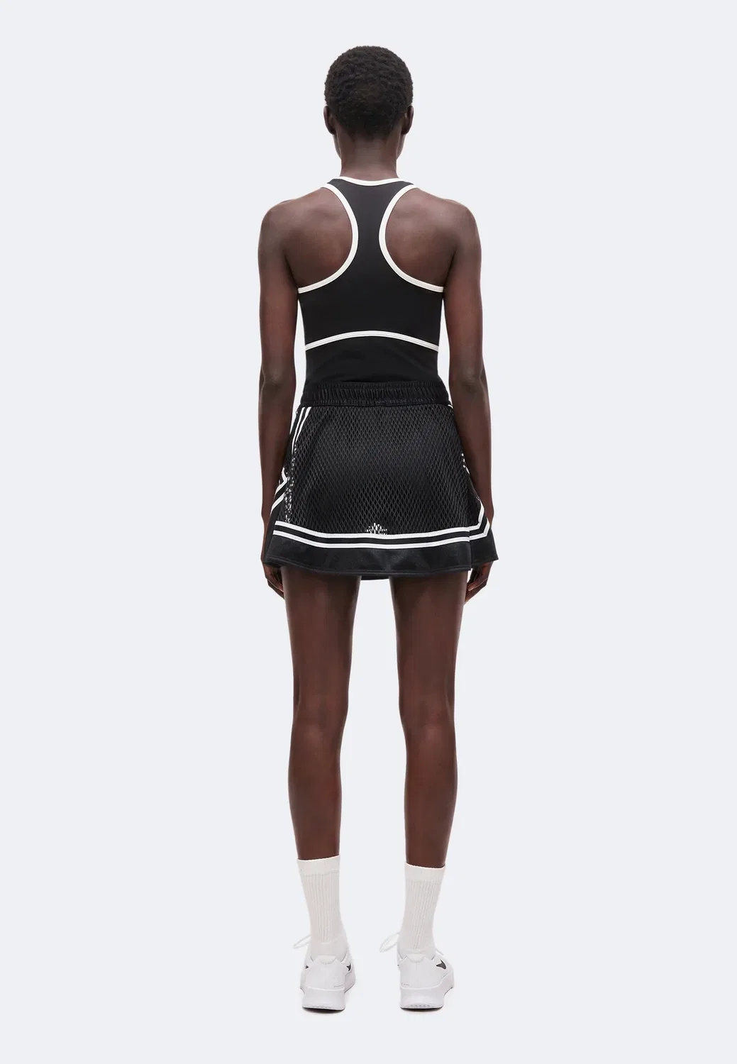 Спортивная юбка Slam skirt uso - спортивная юбка Nike Performance, Black/White — фото 3