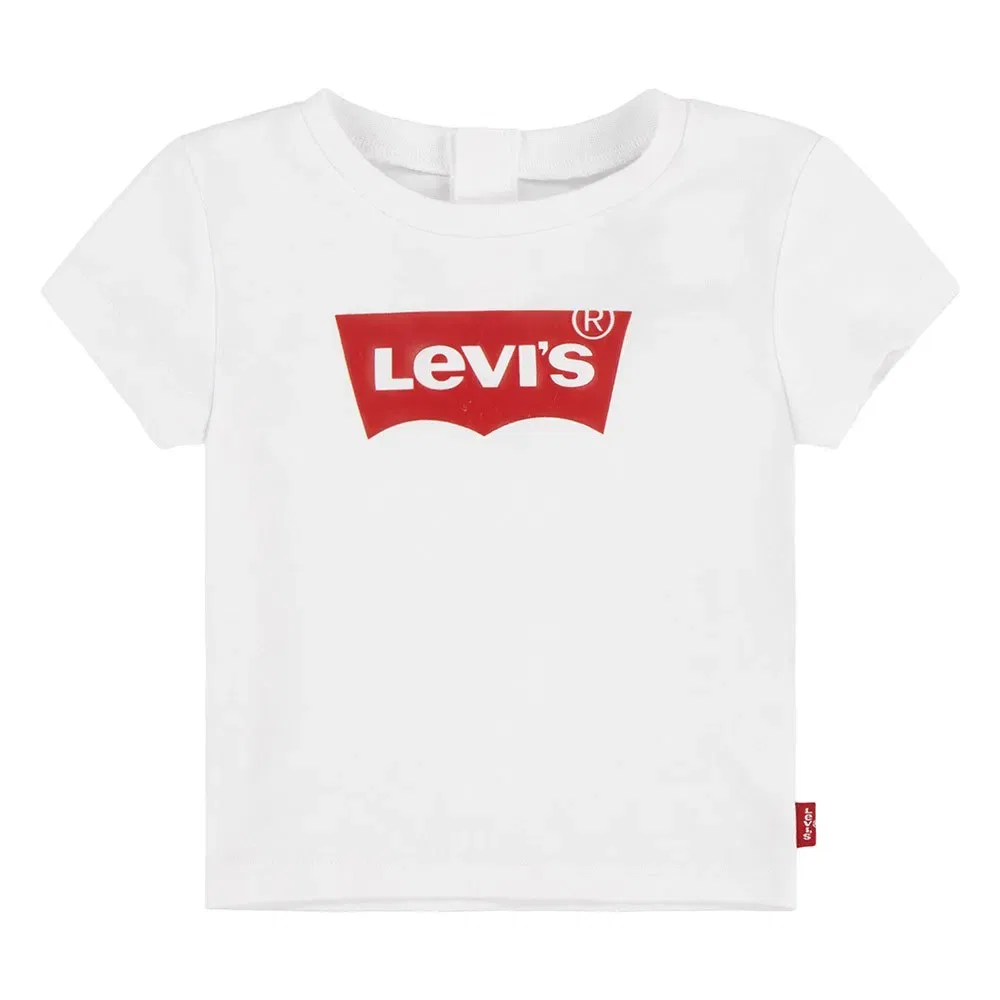 Детская футболка с принтом Batwing для девочек Levi's, White